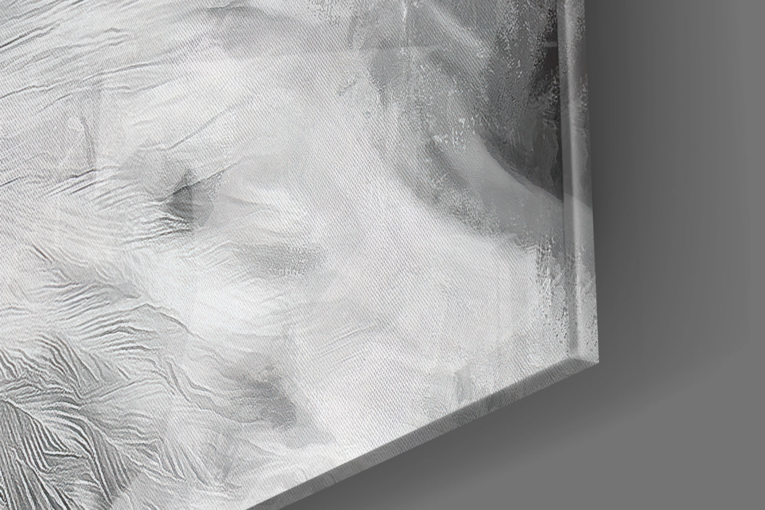 White Eagle Stormy Sky Glass Wall Art