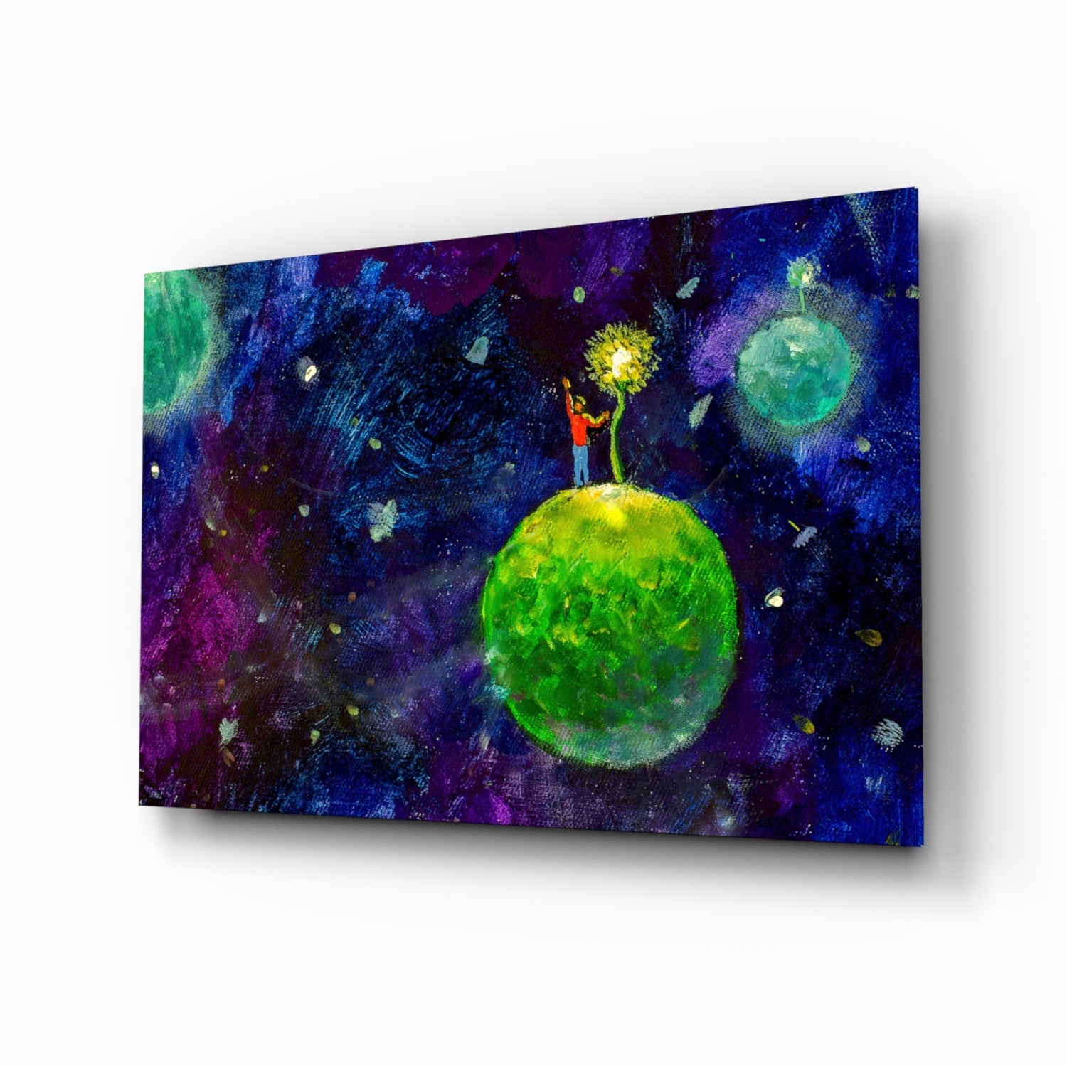 The Little Wanderer Glass Wall Art