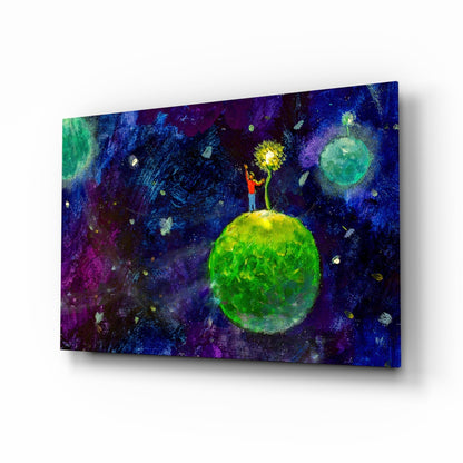 The Little Wanderer Glass Wall Art