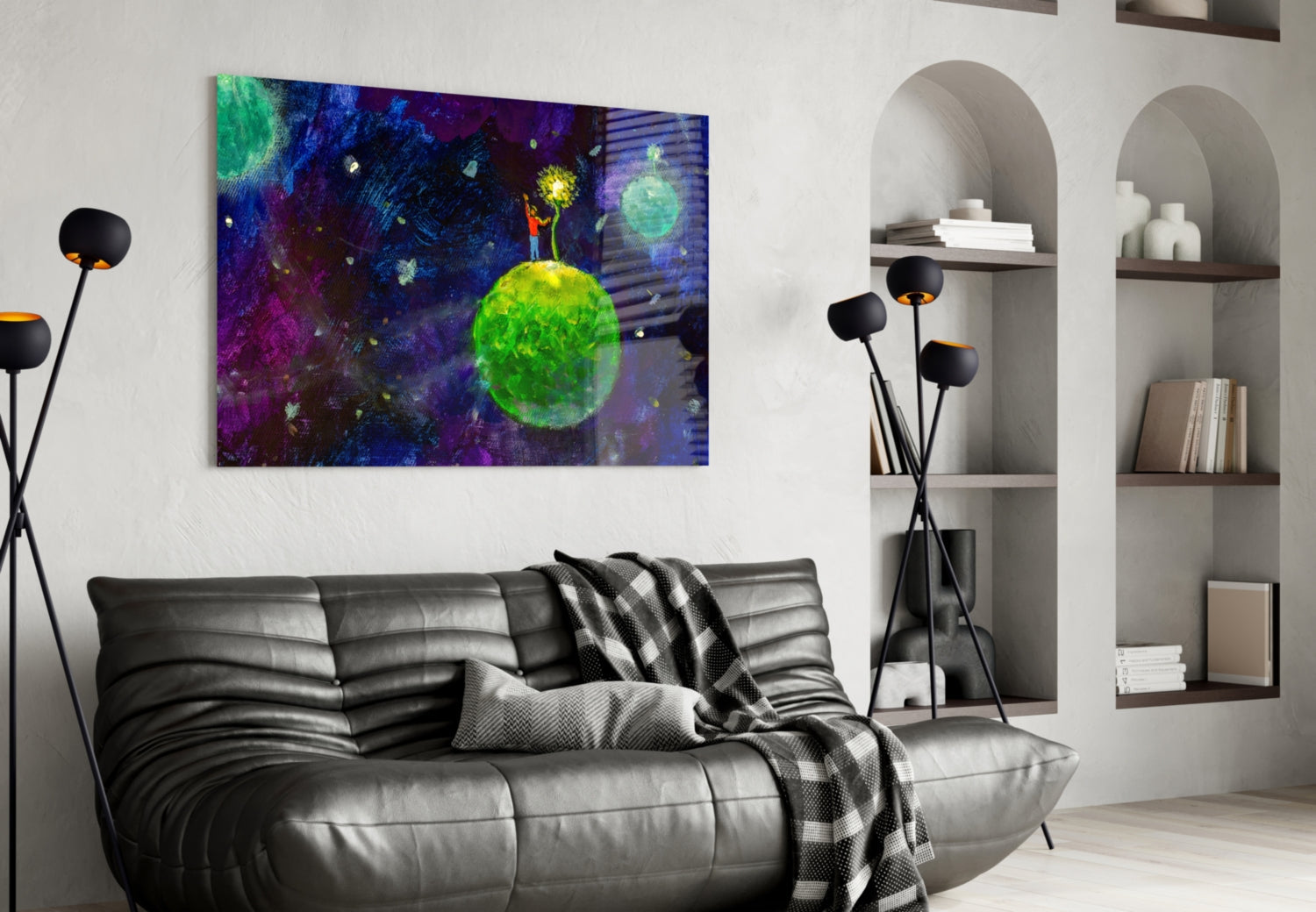 The Little Wanderer Glass Wall Art