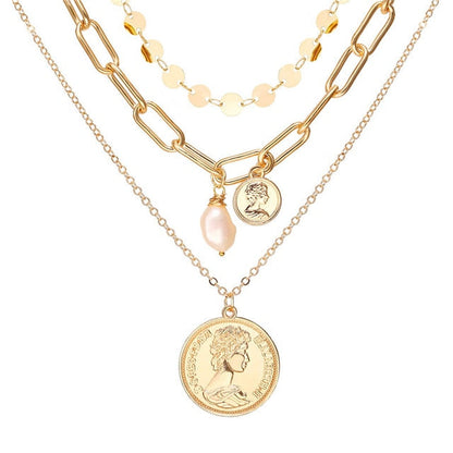 Gold Plated Necklaces Choker for Women,