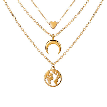 Gold Plated Necklaces Choker for Women,