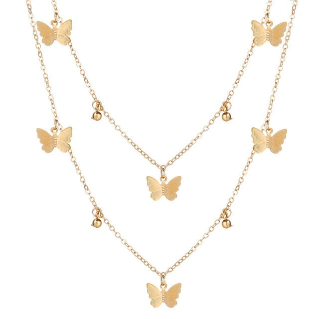 Gold Plated Necklaces Choker for Women,