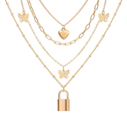 Gold Plated Necklaces Choker for Women,
