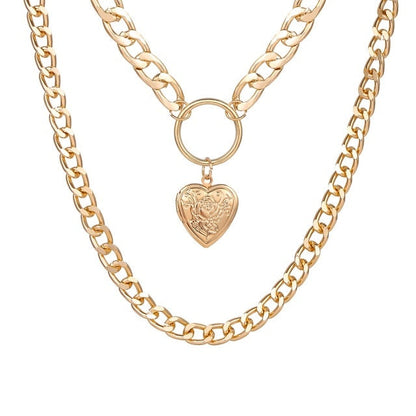 Gold Plated Necklaces Choker for Women,