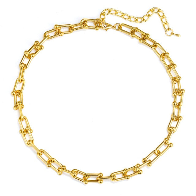Gold Plated Necklaces Choker for Women,