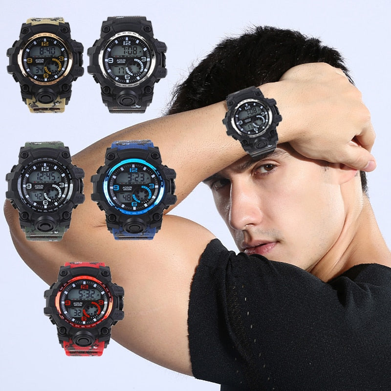 30M Waterproof Sports Men Watch Couple Fashion Popular Men&