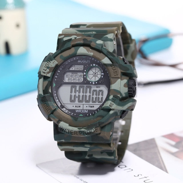 30M Waterproof Sports Men Watch Couple Fashion Popular Men&