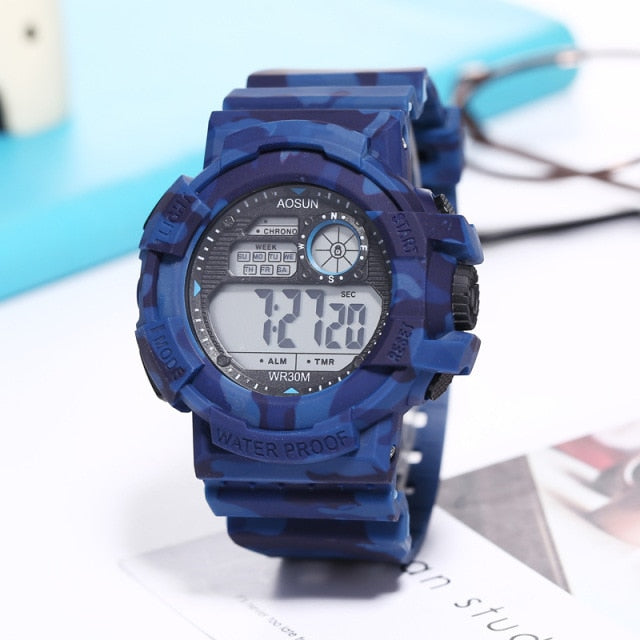 30M Waterproof Sports Men Watch Couple Fashion Popular Men&