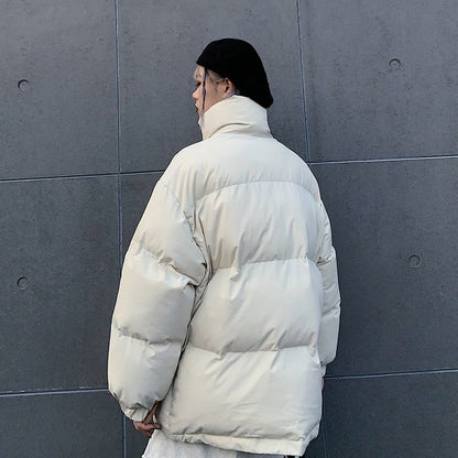 Winter Jacket Female Coat Patchwork Windbreaker Women Padded Zipper Outwear Parka Thick  Streetwear