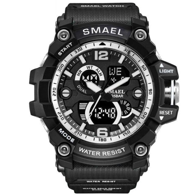 Military Watch 50m Waterproof Wristwatch LED Quartz Clock Male Digital Sports Watches Men&