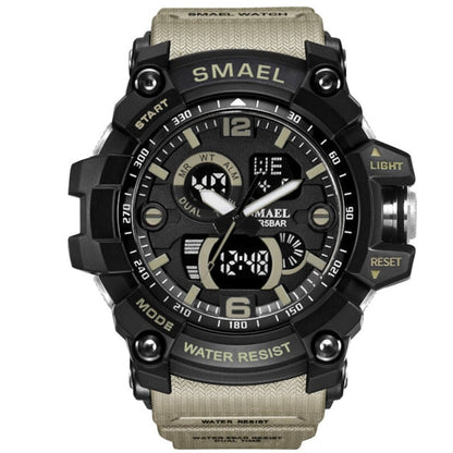 Military Watch 50m Waterproof Wristwatch LED Quartz Clock Male Digital Sports Watches Men&