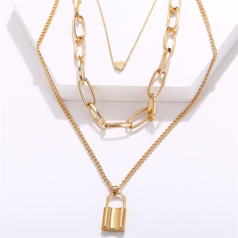 Gold Plated Necklaces Choker for Women,