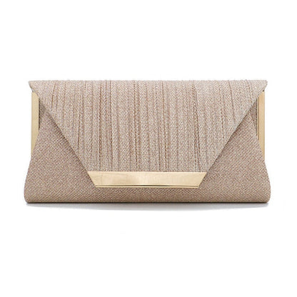 2021 Lady Handbag Party Soft Single Chain Package Cover Type Clutches