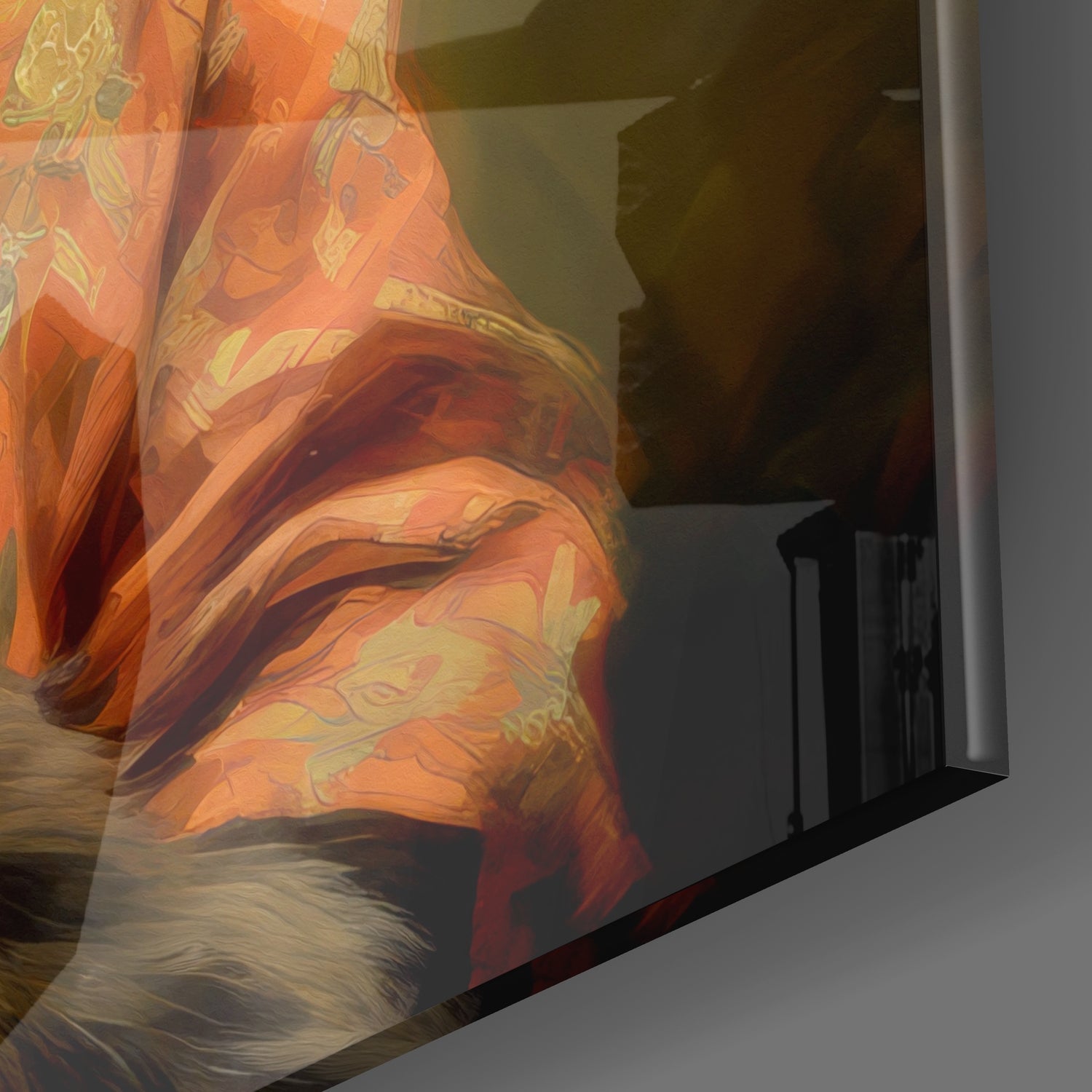 The Coolest Cat V2 Glass Wall Art