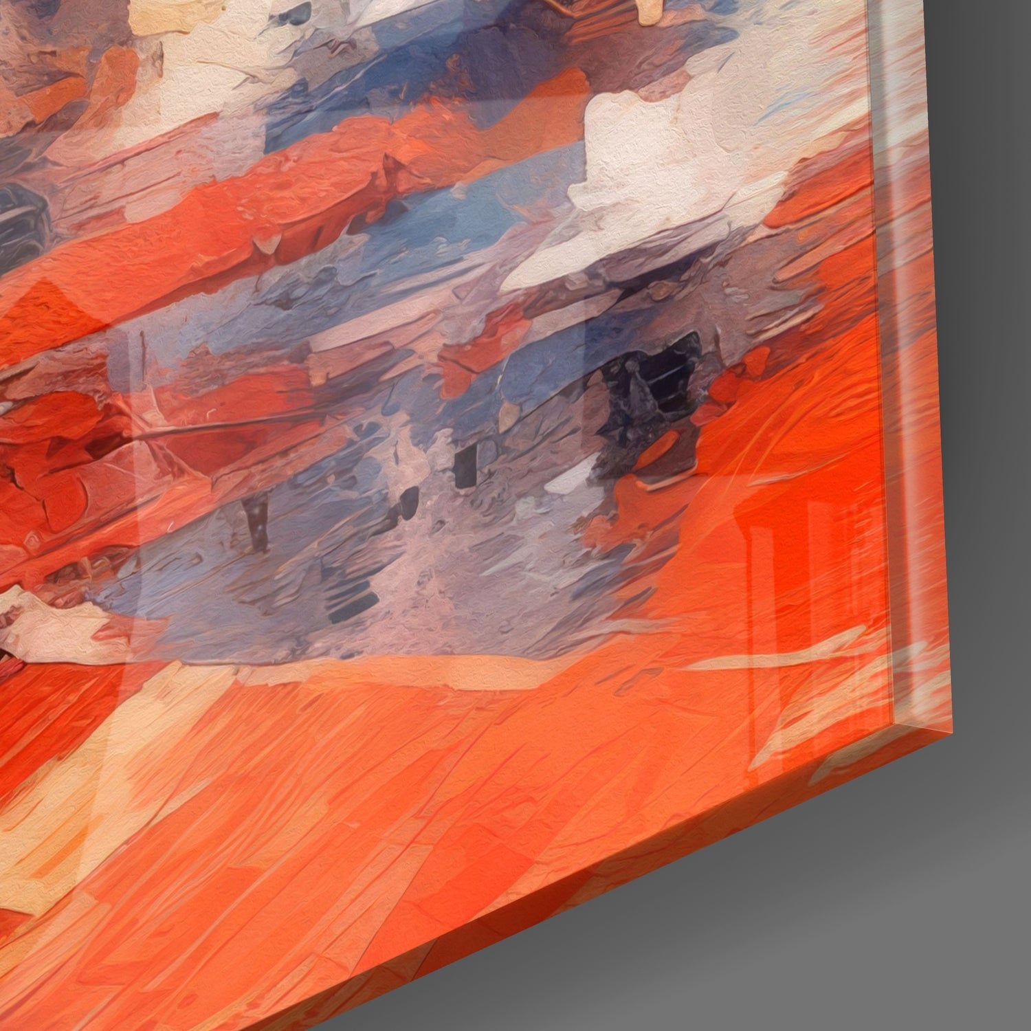 Impressionist Galata Tower Glass Wall Art