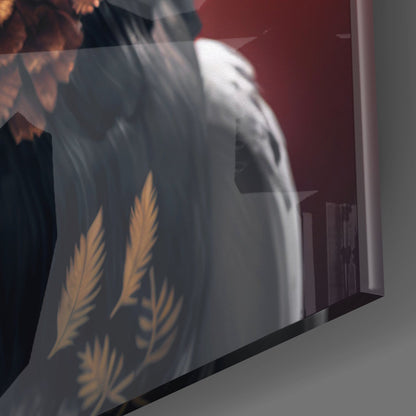 Eagle Glass Wall Art|| Designer&