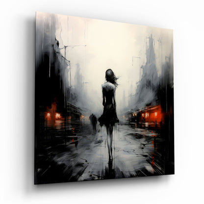 Alone Glass Wall Art|| Designer&