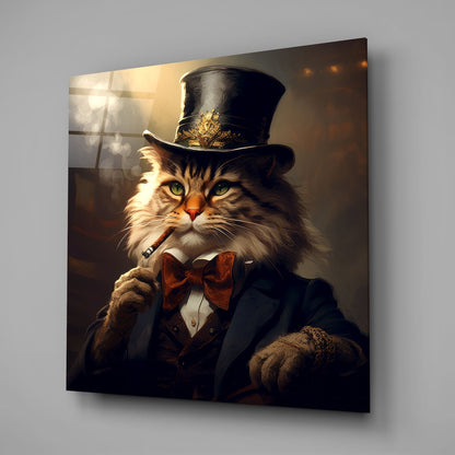 Catleman Glass Wall Art|| Designer&