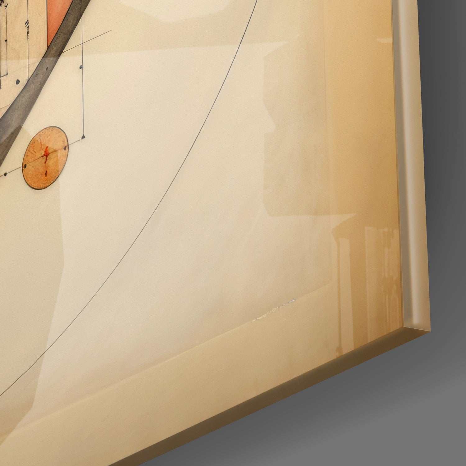 Shapes Glass Wall Art|| Designer&