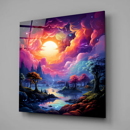 Dreamland Glass Wall Art|| Designer&