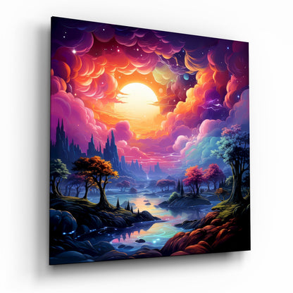 Dreamland Glass Wall Art|| Designer&