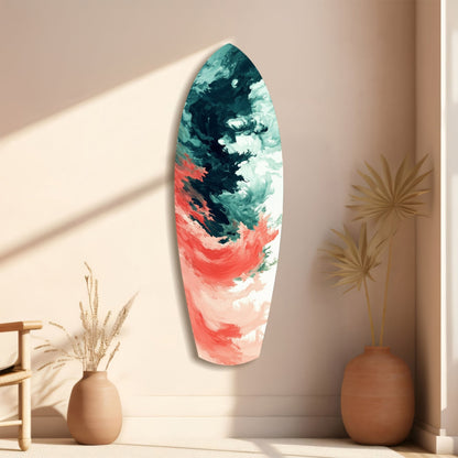 Relentless Waves Glass Wall Art