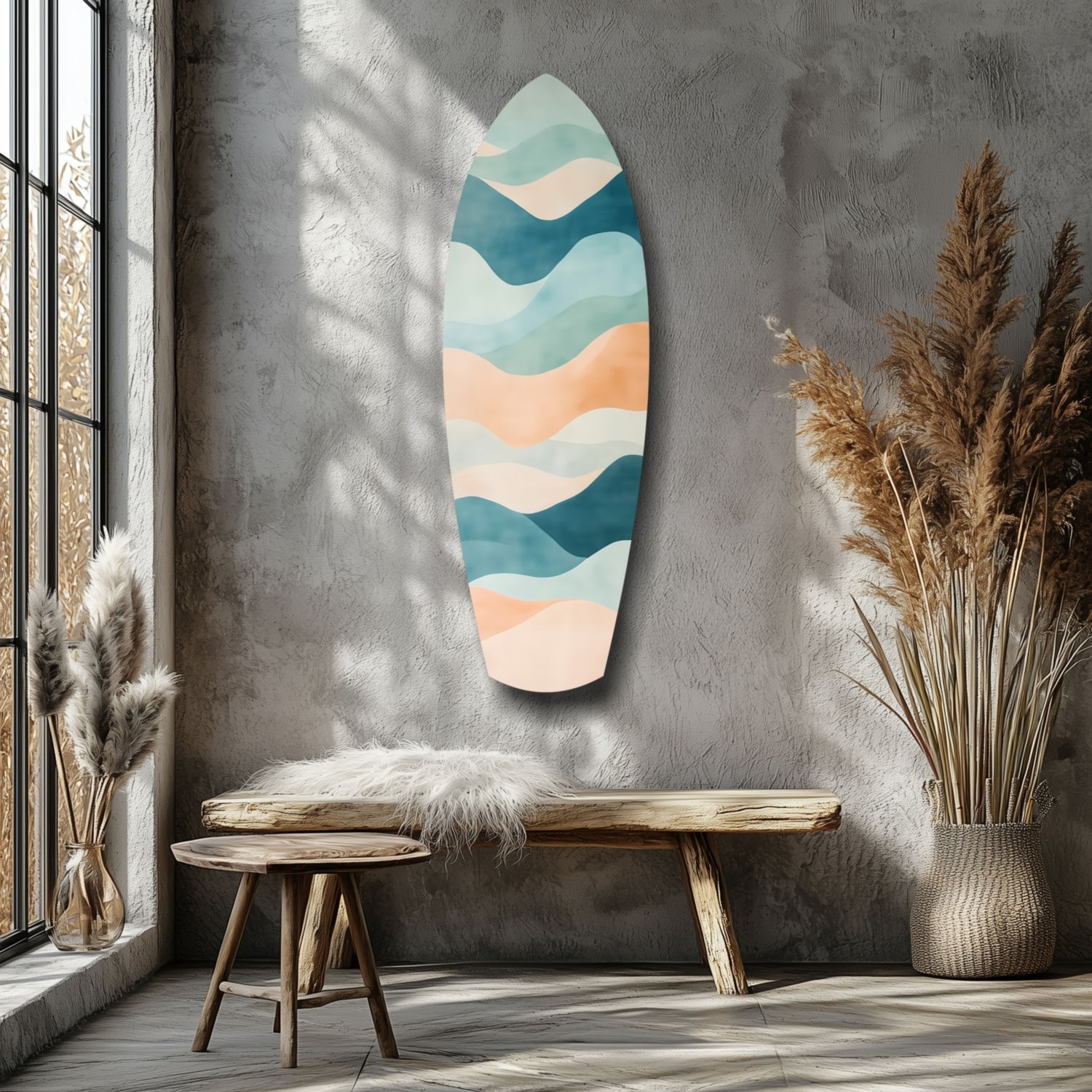 Colors of the Sea Glass Wall Art
