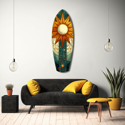 Radiant Horizon Glass Wall Art