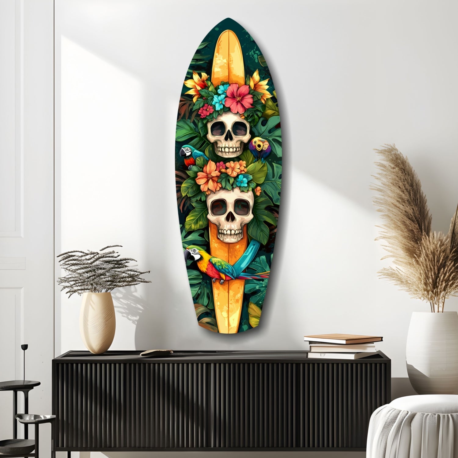 Tropical Mystique V2 Glass Wall Art