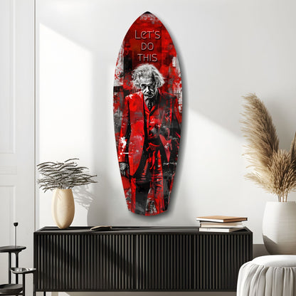 Lets Do This Glass Wall Art