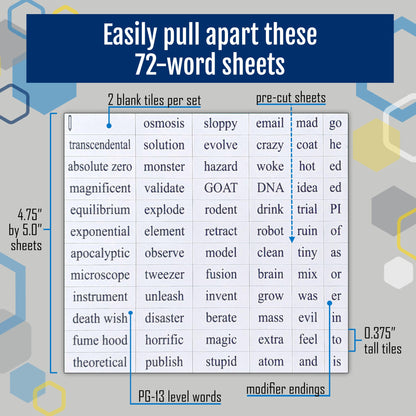Academia Word Magnets