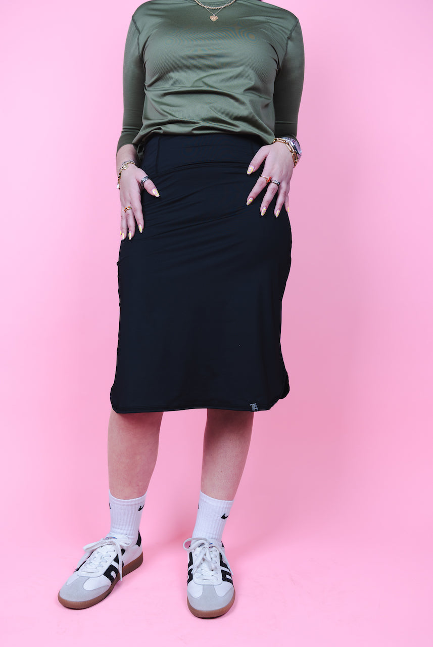 Recycled All Day Active Skirt - Black