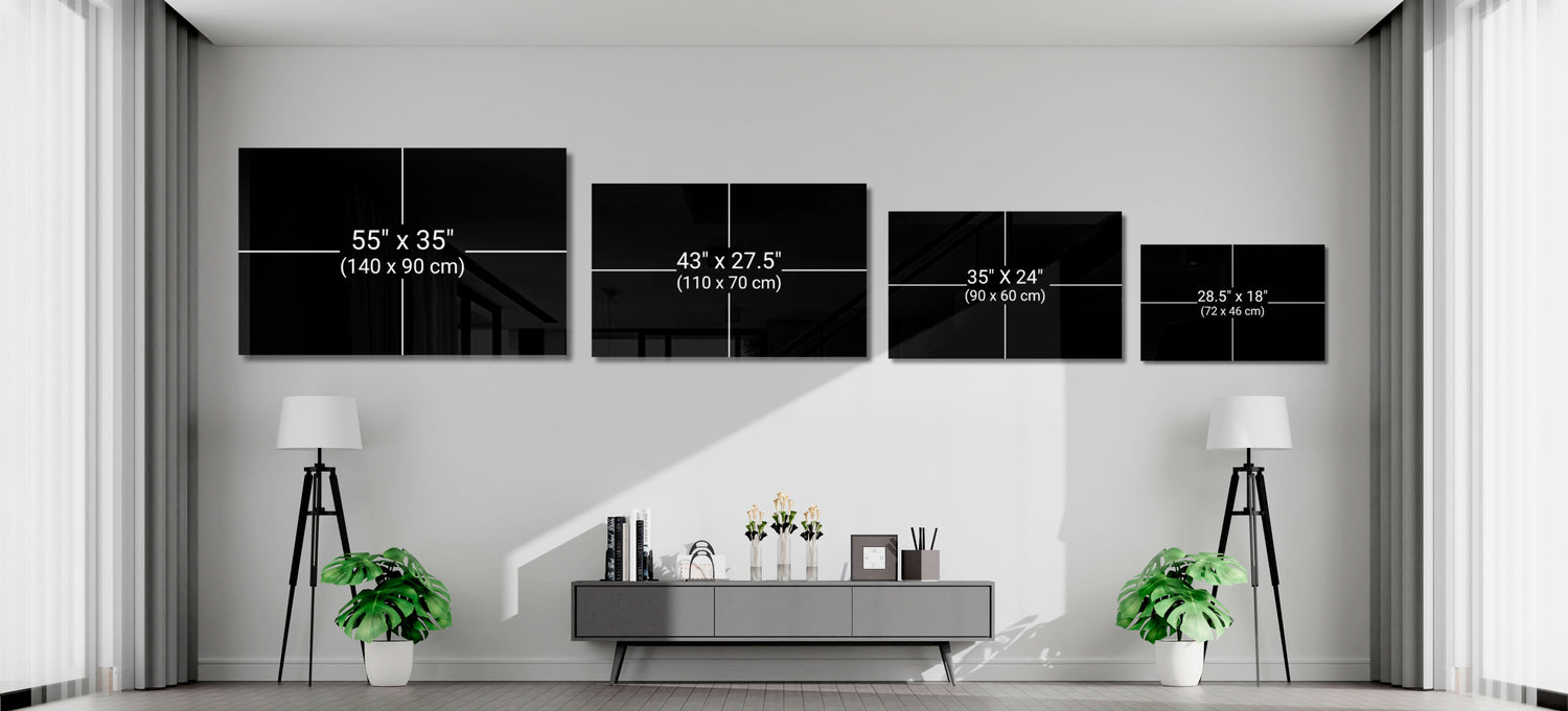 Vibrant Swirls Glass Wall Art