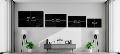 Blush Burgundy Rubber Leaves Glass Wall Art