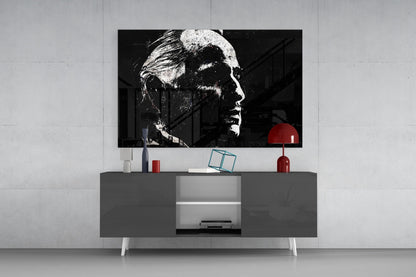 Mafia Boss  Glass Wall Art