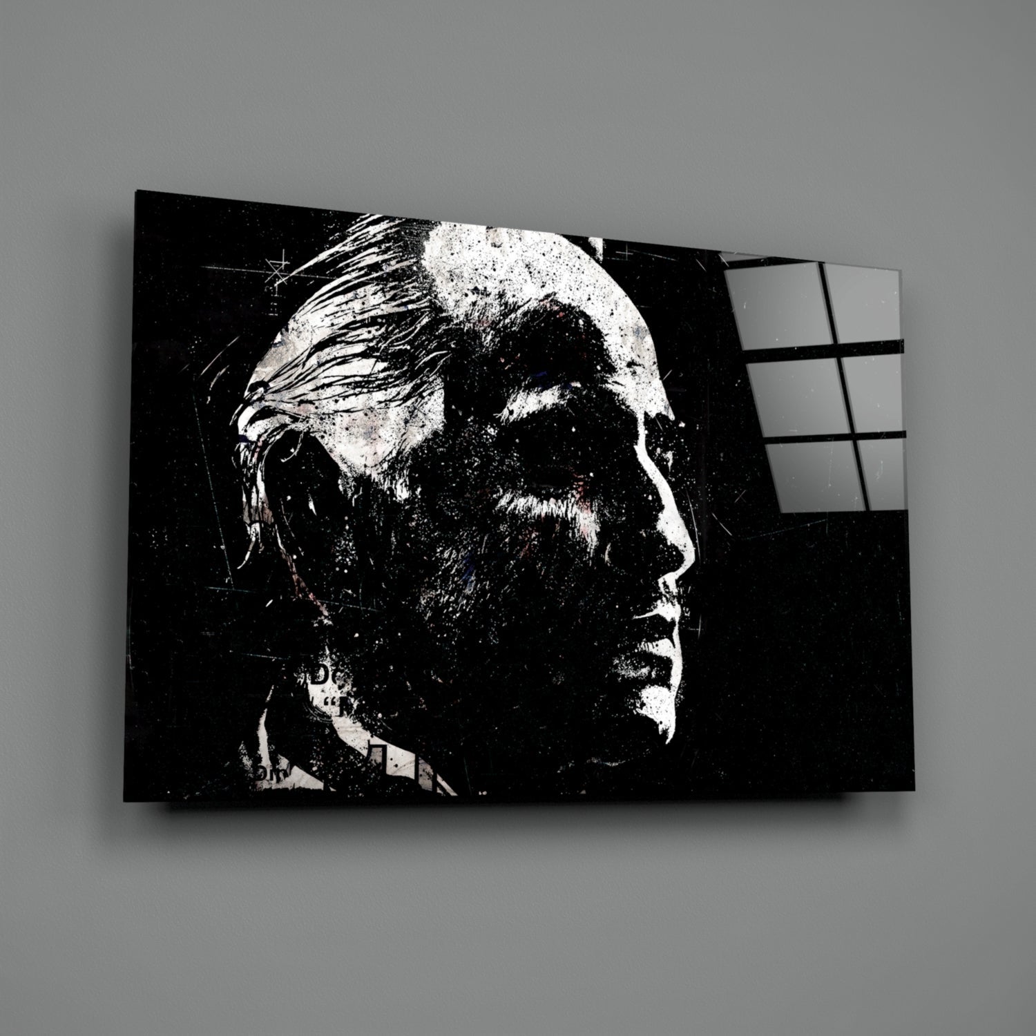 Mafia Boss  Glass Wall Art
