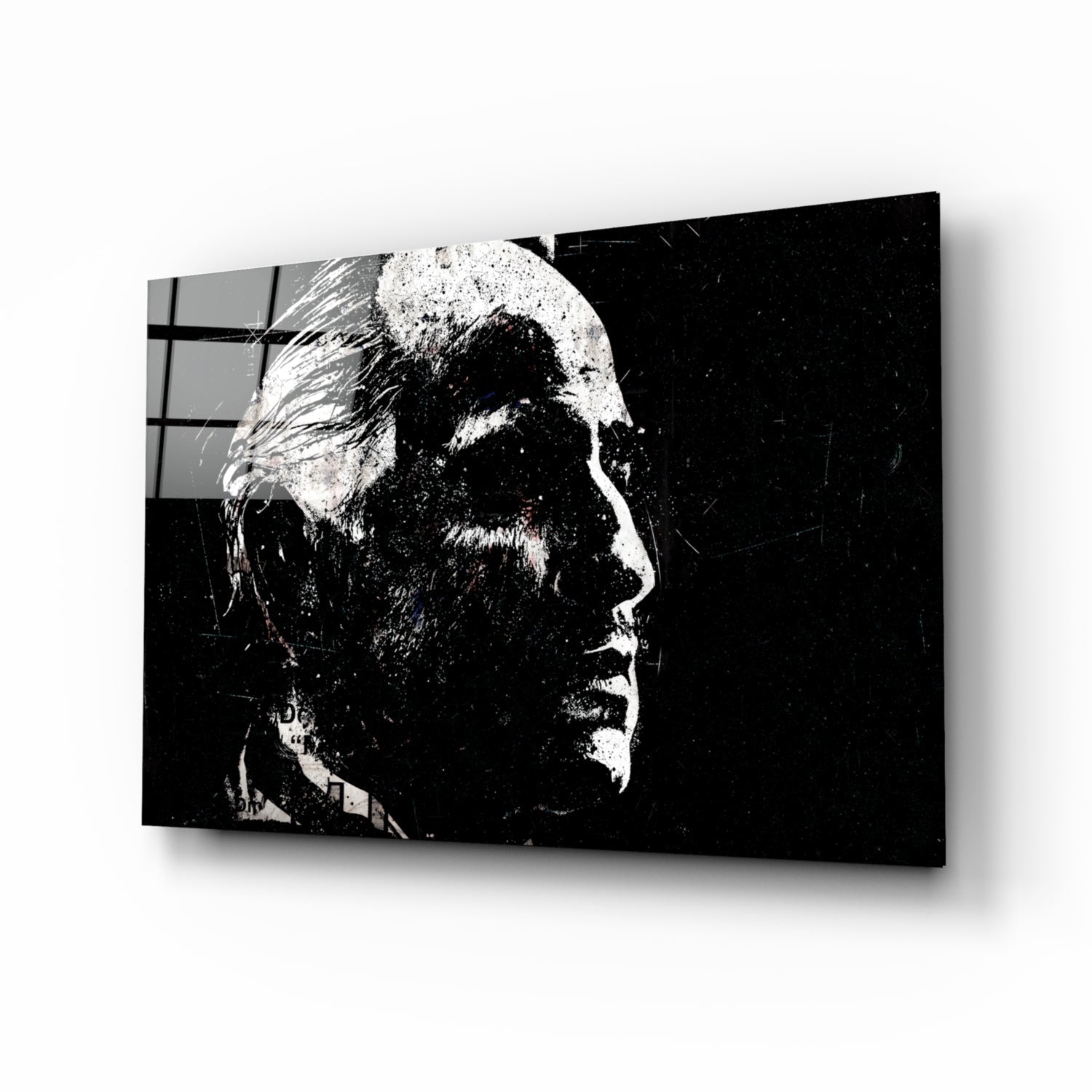 Mafia Boss  Glass Wall Art