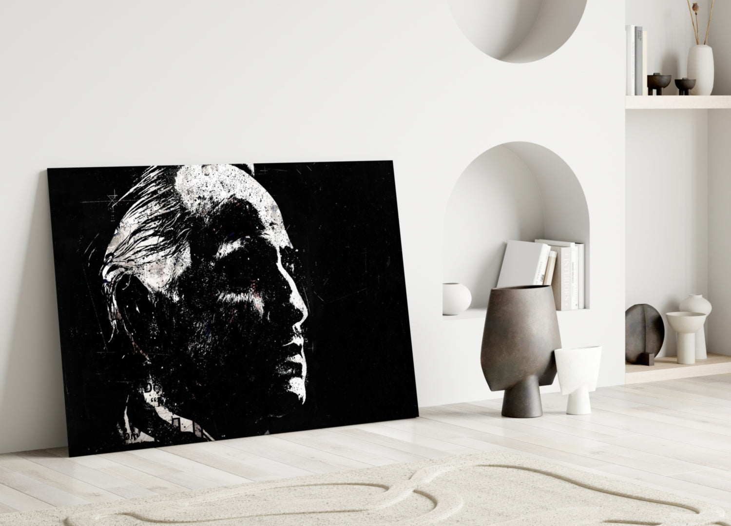 Mafia Boss  Glass Wall Art