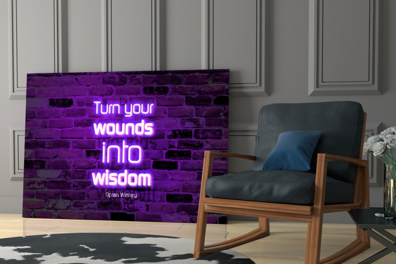 Words Of Wisdom Glass Wall Art