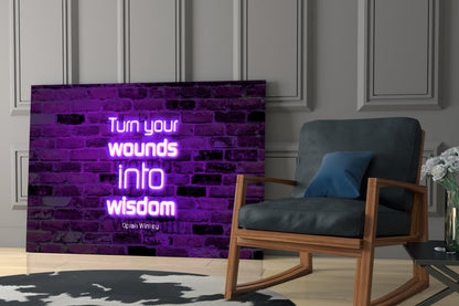 Words Of Wisdom Glass Wall Art