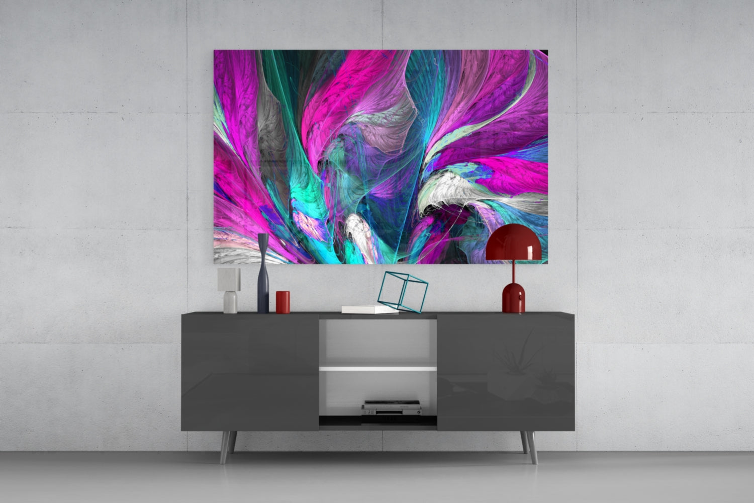 Pink Dream Glass Wall Art