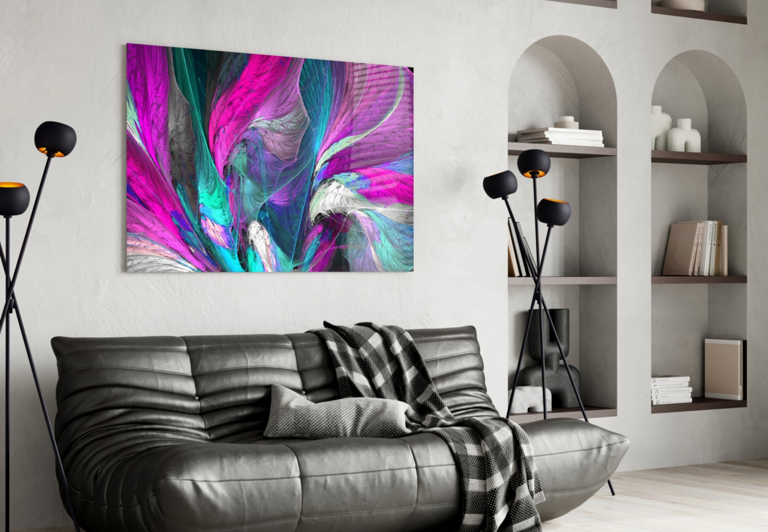 Pink Dream Glass Wall Art