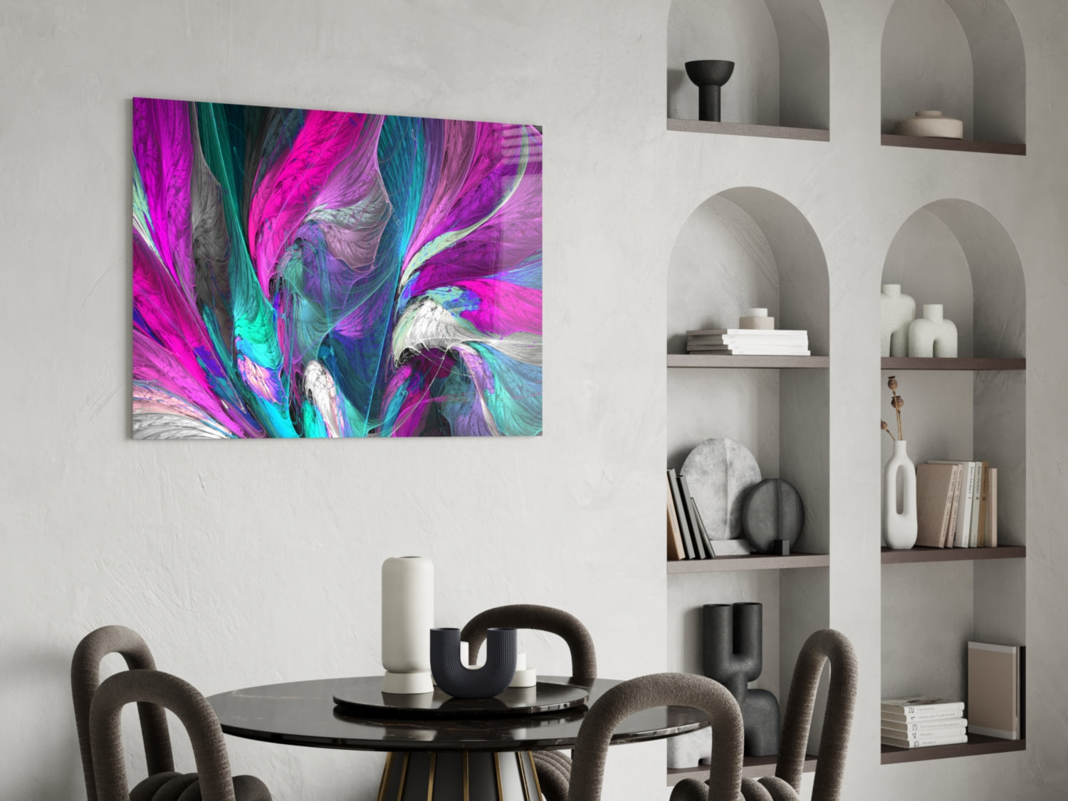 Pink Dream Glass Wall Art