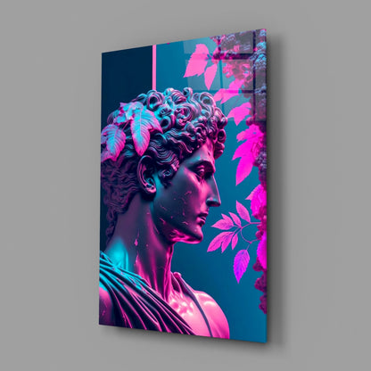 Thinking Sculpture Glass Wall Art