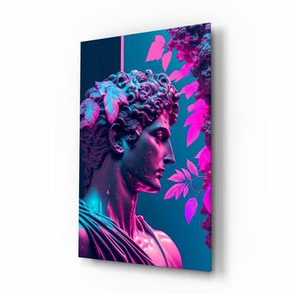Thinking Sculpture Glass Wall Art