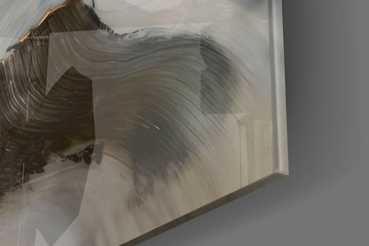 Brushed Face Glass Wall Art