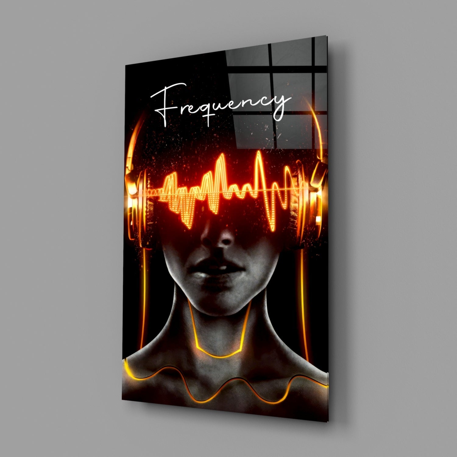Frequency Glass Wall Art