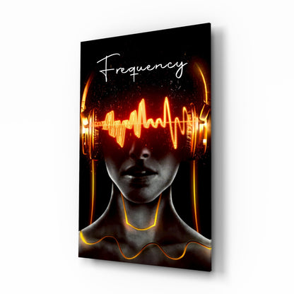 Frequency Glass Wall Art