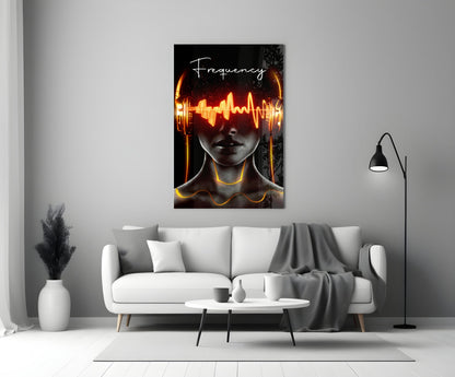 Frequency Glass Wall Art